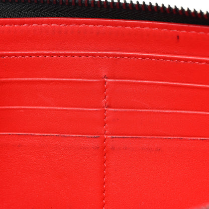 Christian Louboutin Calfskin Panettone Spiked Zip Around Wallet Black 8 of 9