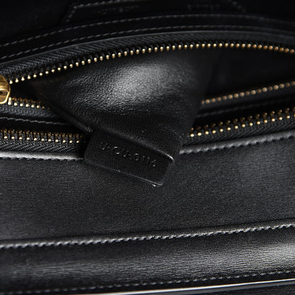 Celine Smooth Calfskin Multicolor Double Stitching Micro Luggage Black 9 of 13