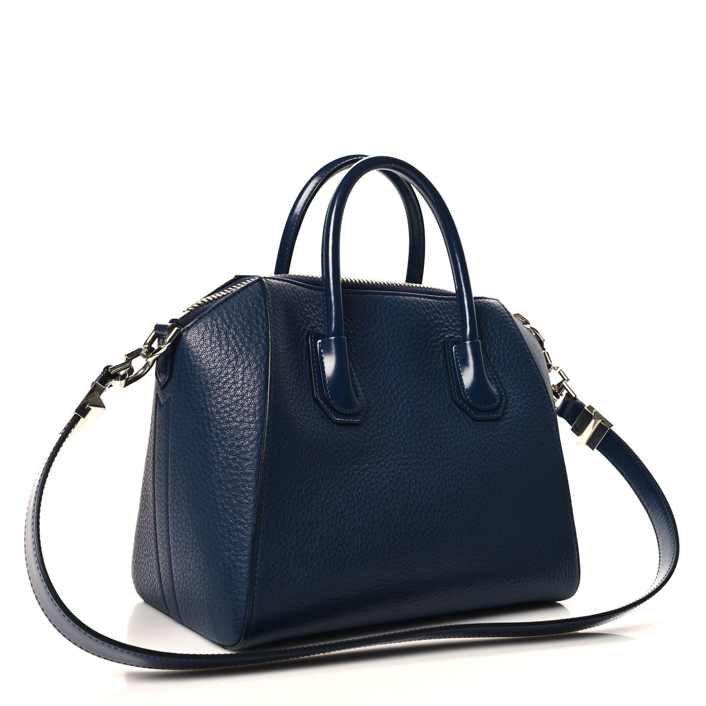 Sugar Goatskin Small Antigona Navy
