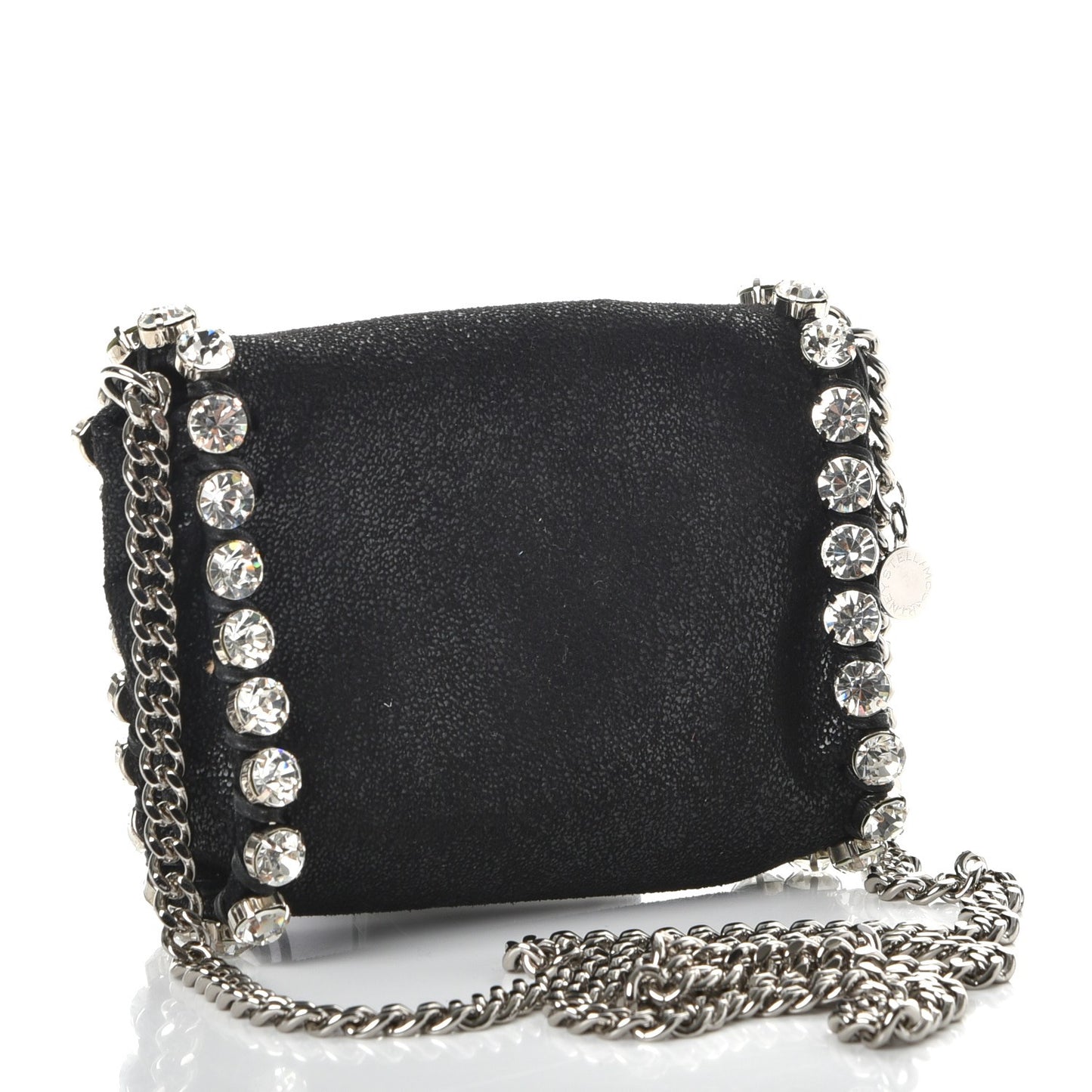 Shaggy Deer Tiny Falabella Crystal Crossbody Black