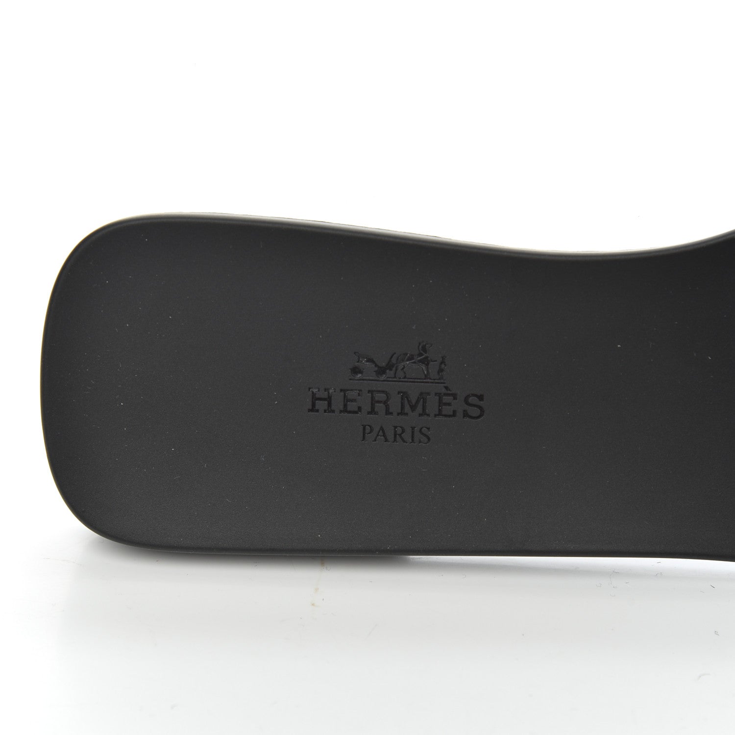 Hermes Rubber Aloha Sandals 38 Black 6 of 11