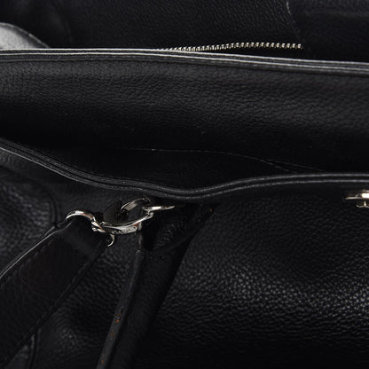 Chanel Calfskin Cerf Executive Shopper Tote Black 25 of 29