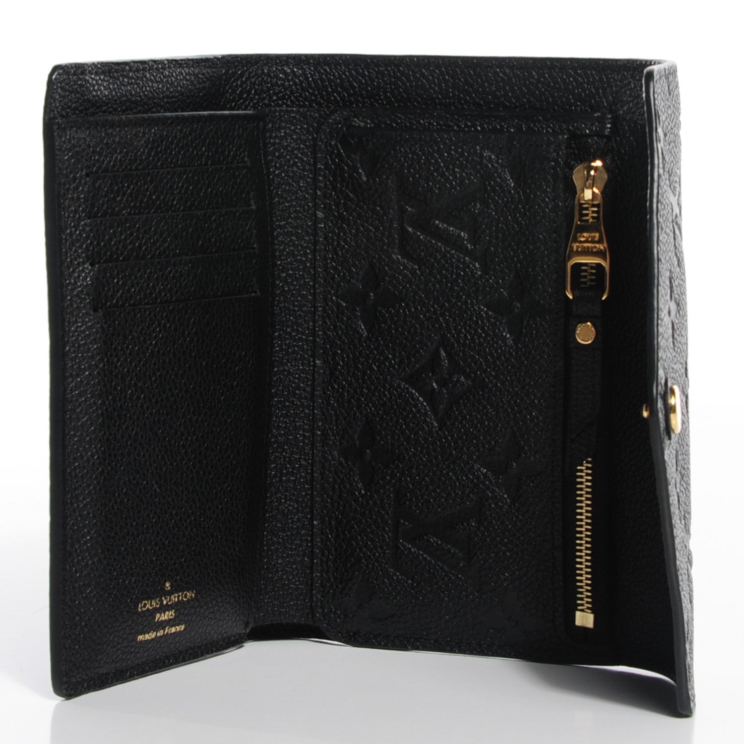 Louis Vuitton Empreinte Compact Curieuse Wallet Black 5 of 14