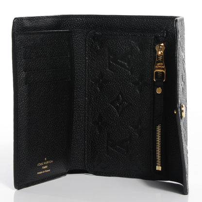 Louis Vuitton Empreinte Compact Curieuse Wallet Black 5 of 14