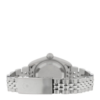 Rolex Stainless Steel 18K White Gold Diamond 26mm Oyster Perpetual Datejust Watch Silver Jubilee 79174 3 of 4