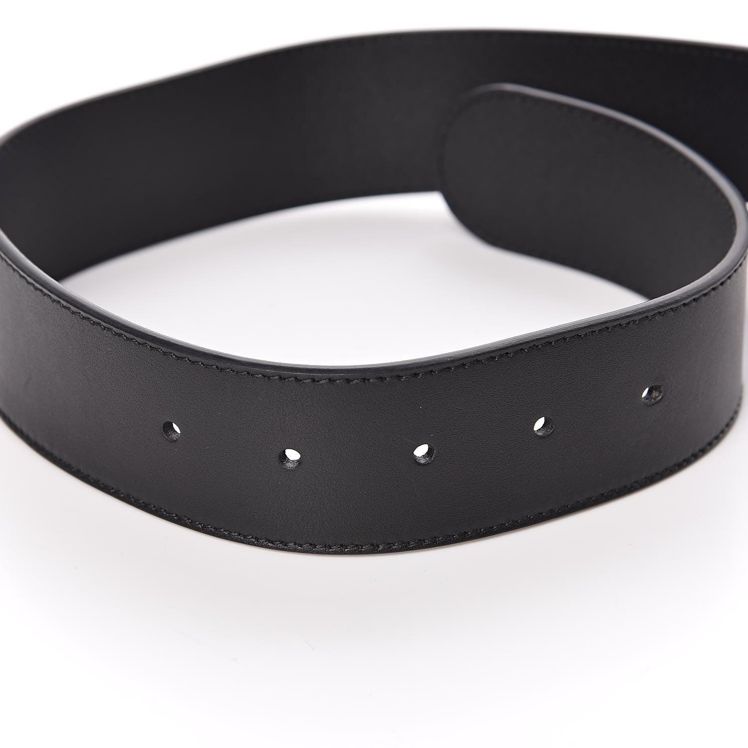 Gucci Calfskin Double G 40mm Belt 65 26 Black 5 of 6
