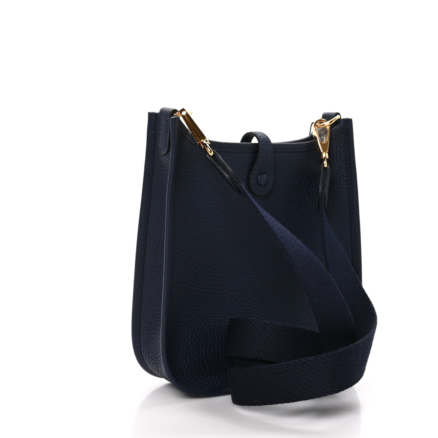 Hermes Taurillon Clemence Amazone Evelyne TPM Bleu Nuit Bleu Indigo 3 of 11