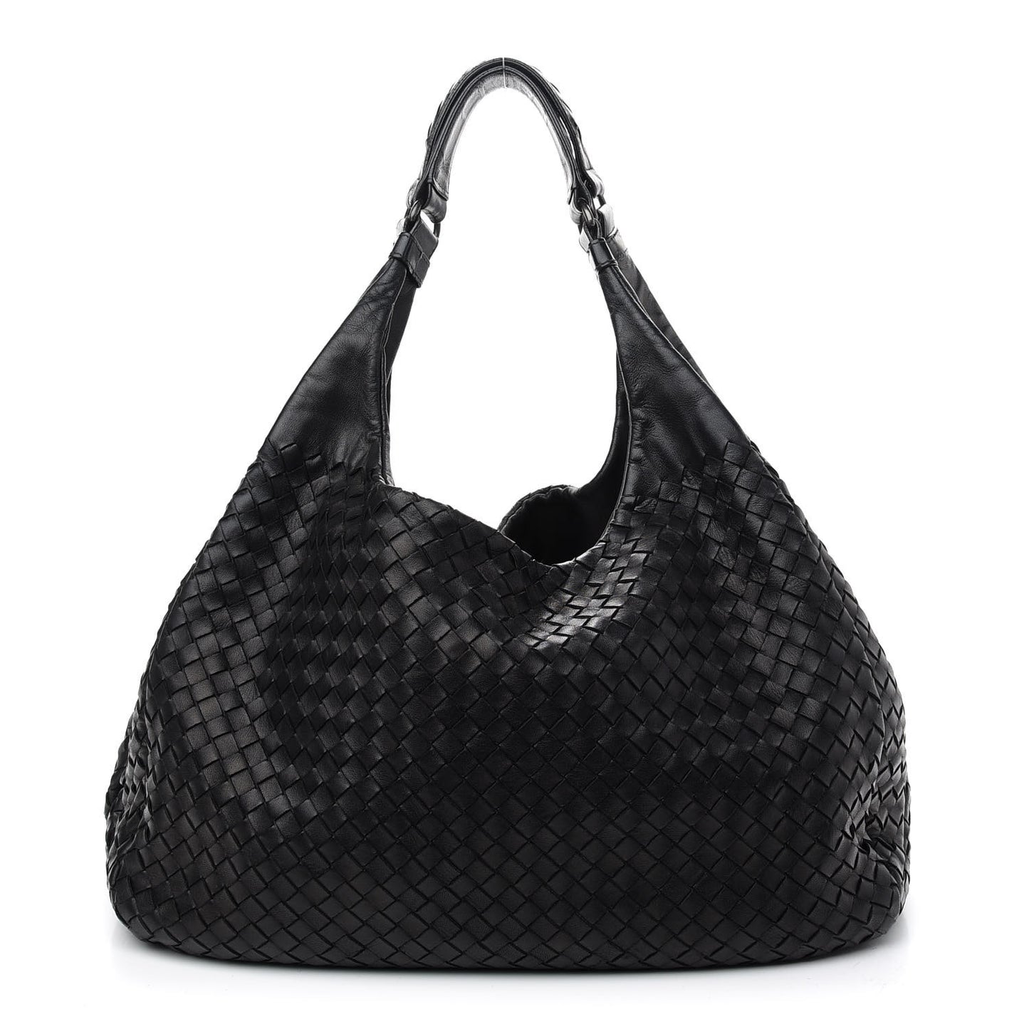 Nappa Intrecciato Medium Campana Black