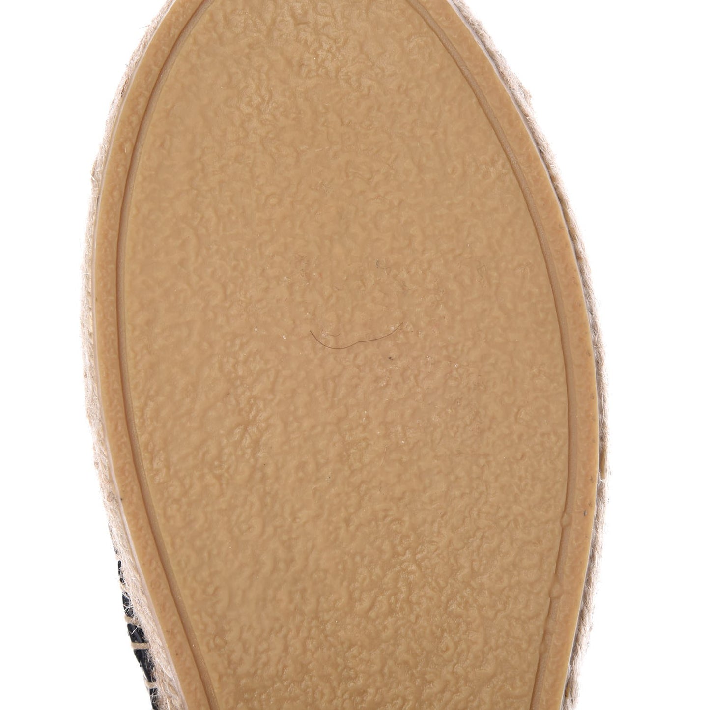 Lambskin Monogram Espadrilles 37.5 Black