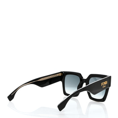 Fendi Acetate Fendi Roma Sunglasses FF 0457/G/S Black Blue 5 of 7