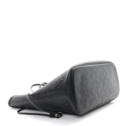 Louis Vuitton Empreinte Monogram Giant Neverfull MM Black 5 of 12