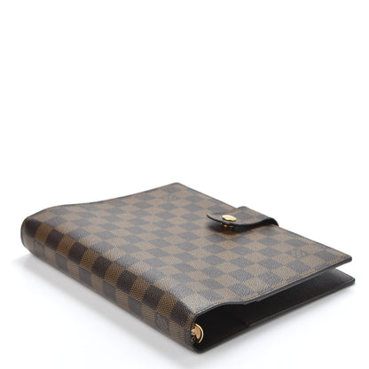 Louis Vuitton Damier Ebene Large Ring Agenda Cover 3 of 9