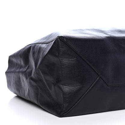 Celine Lambskin Horizontal Cabas Dark Navy 9 of 10