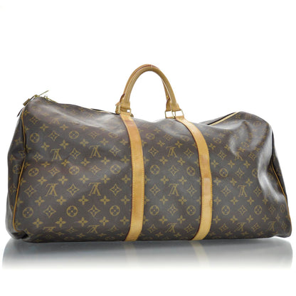 Louis Vuitton Monogram Keepall 50 Travel Bag Luggage 3 of 12