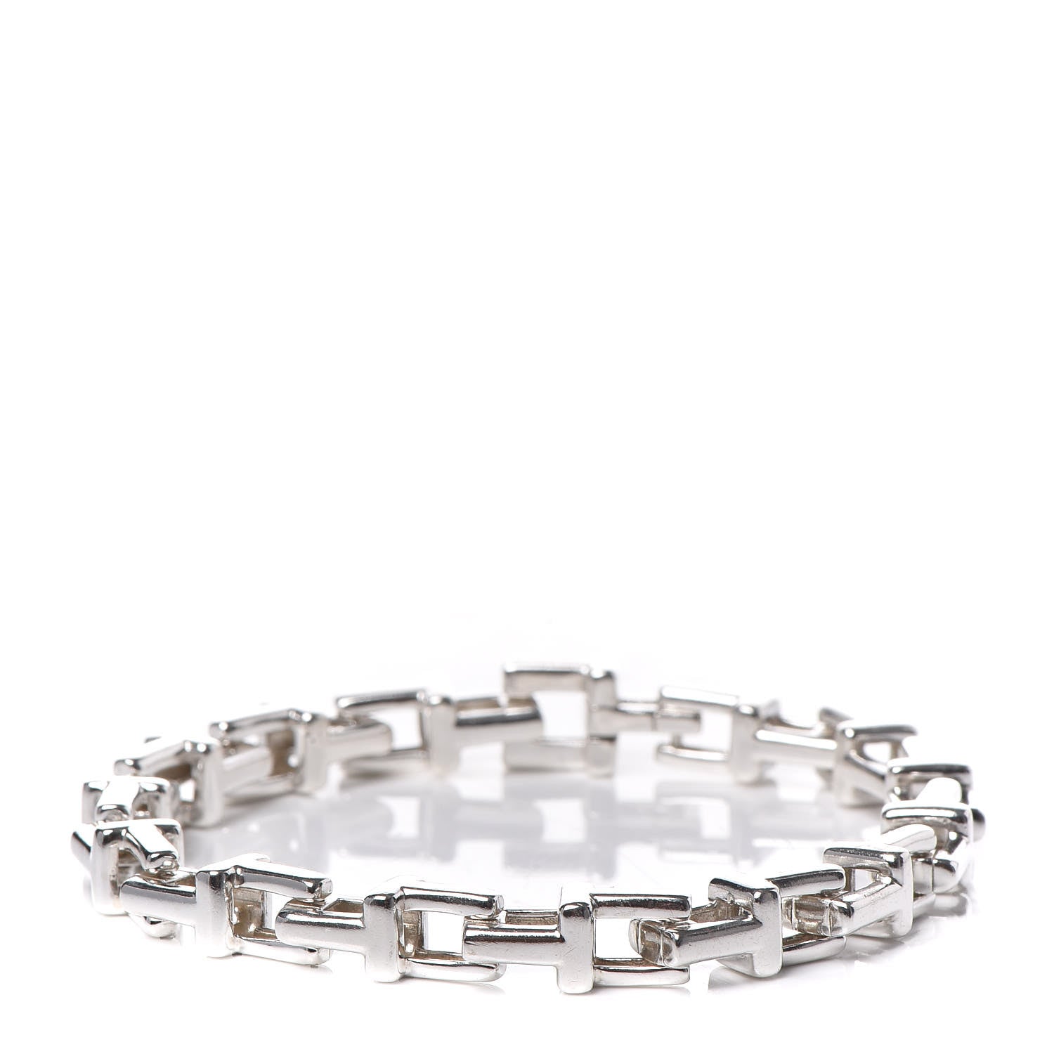 Tiffany Sterling Silver T Chain Bracelet 1 of 6