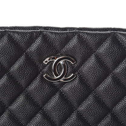 Chanel Caviar Quilted Large CC Shopping Tote Black 11 of 12
