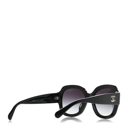 Chanel Acetate CC Sunglasses 5373 Black 4 of 8
