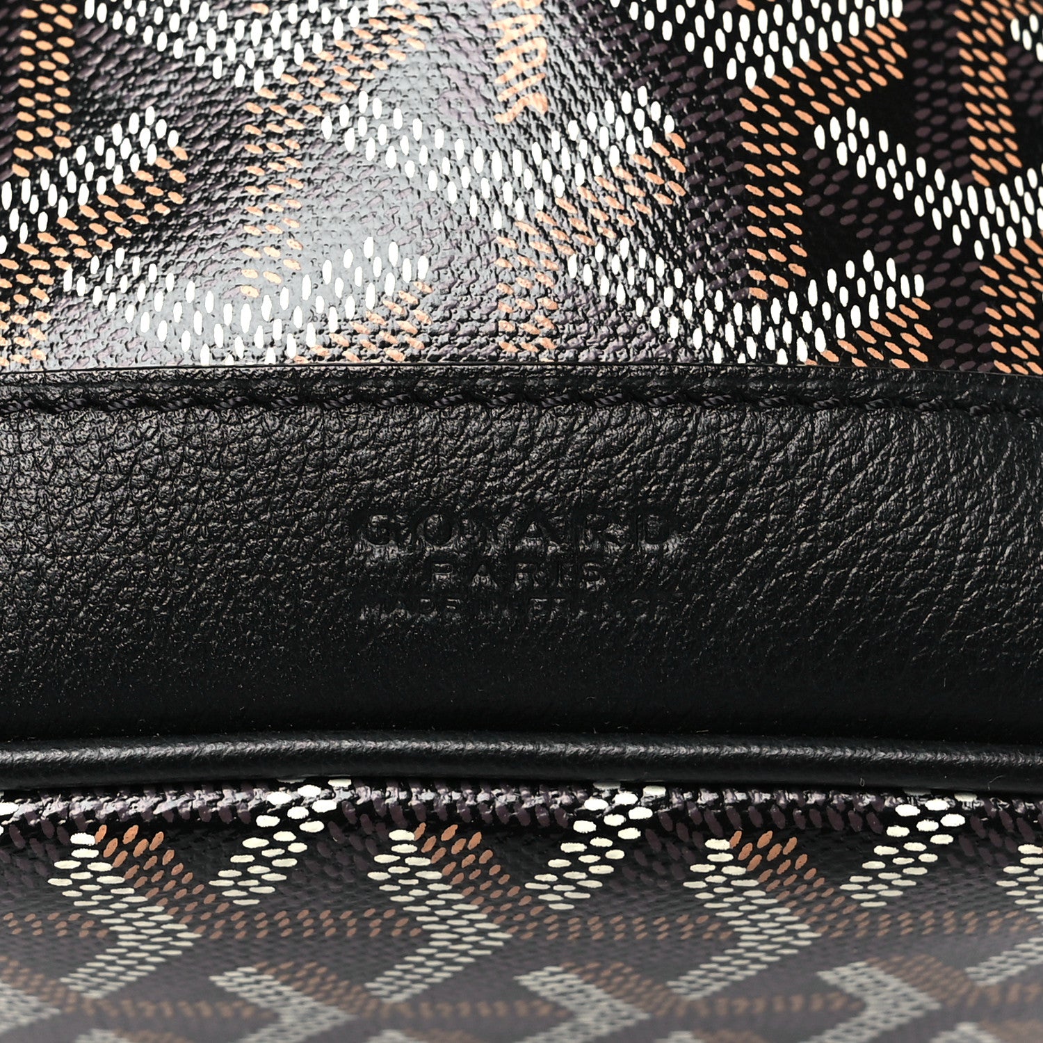 Goyard Goyardine Petit Flot Bucket Bag PM Black 6 of 9