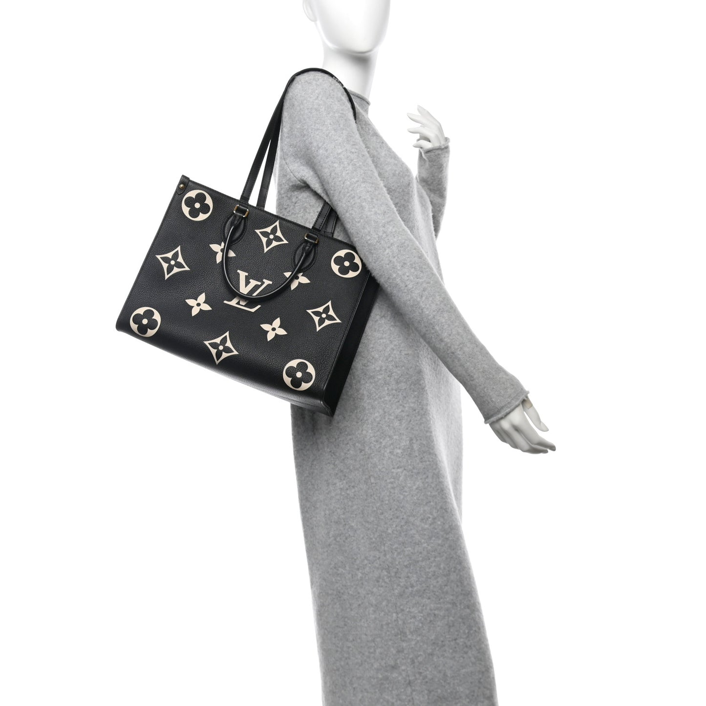 Empreinte Monogram Giant Onthego MM Black Beige