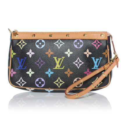 Louis Vuitton Monogram Multicolor Pochette Accessories Black 1 of 8