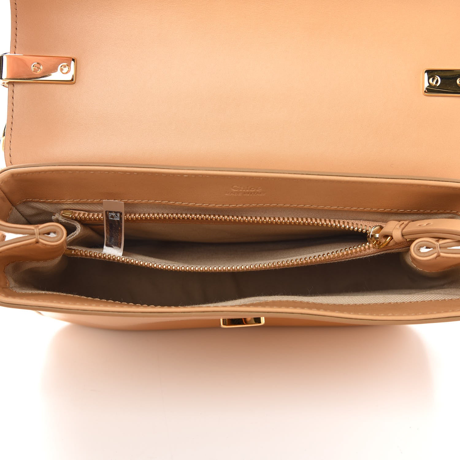 Chloe Calfskin Small C Double Carry Autumnal Brown 7 of 9