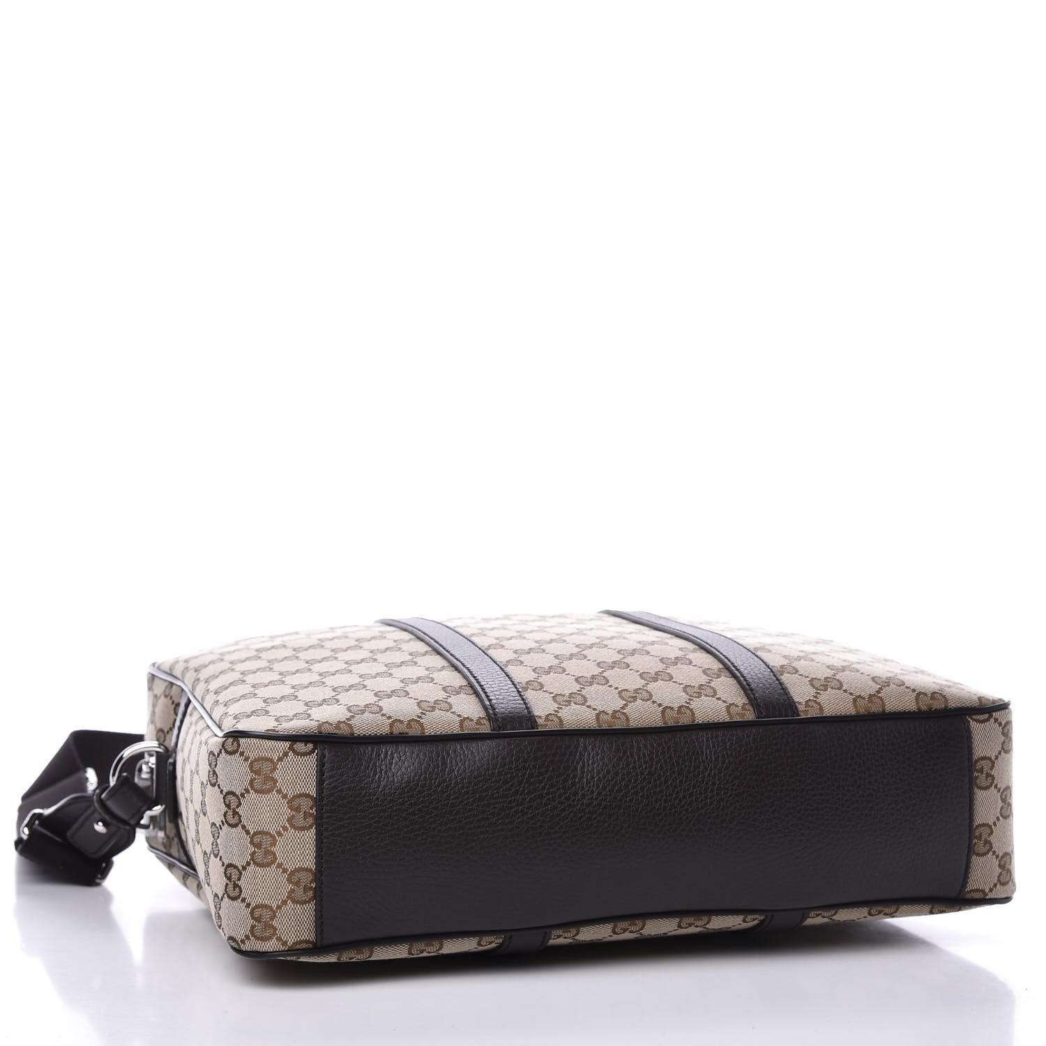 Gucci Monogram Briefcase Dark Brown 3 of 10