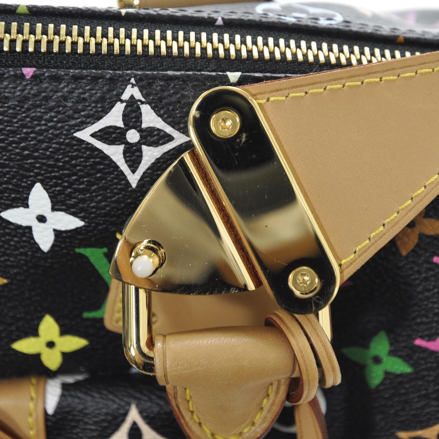 Louis Vuitton Monogram Multicolor Speedy 30 Black 9 of 9