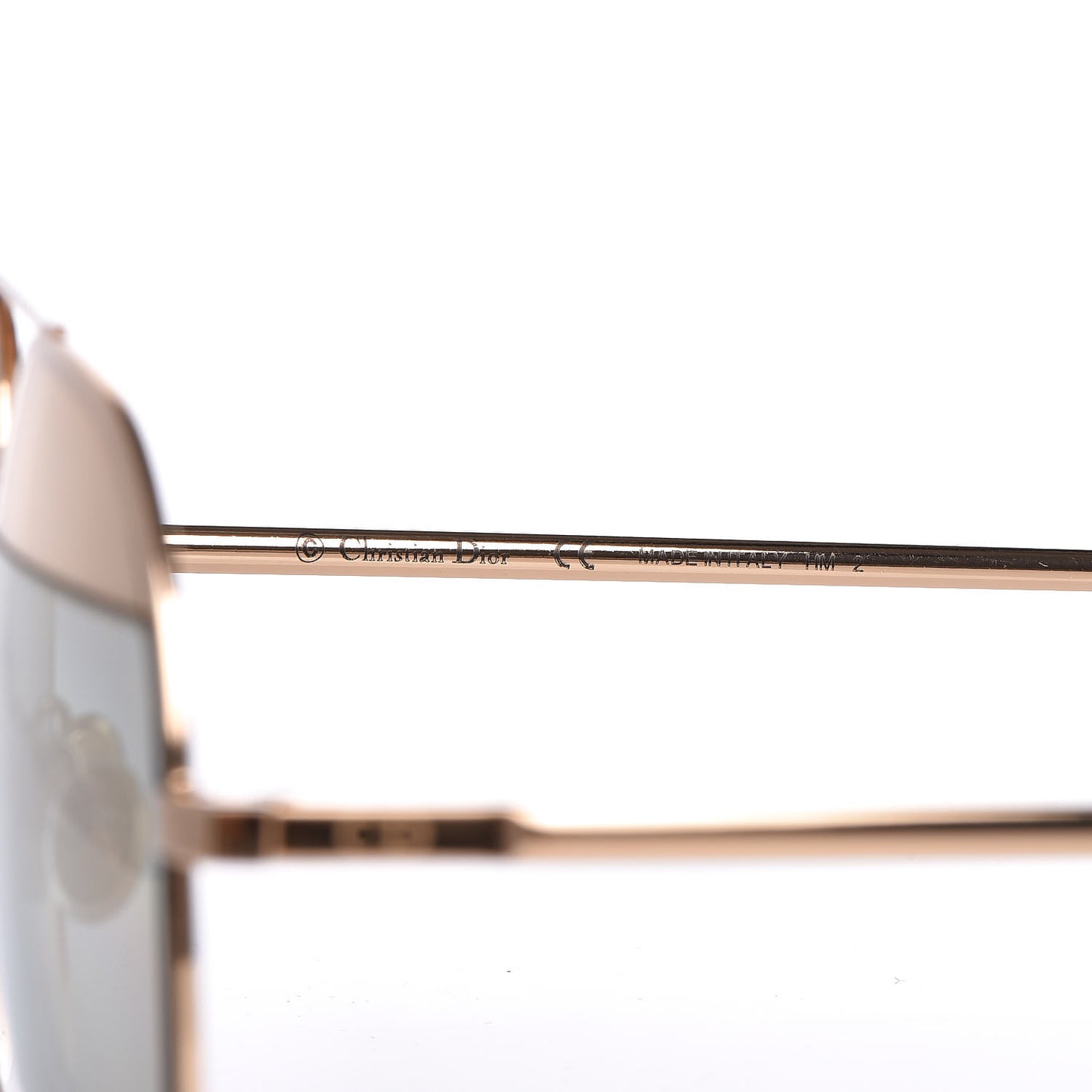 Split 1 Aviator Sunglasses Rose Gold