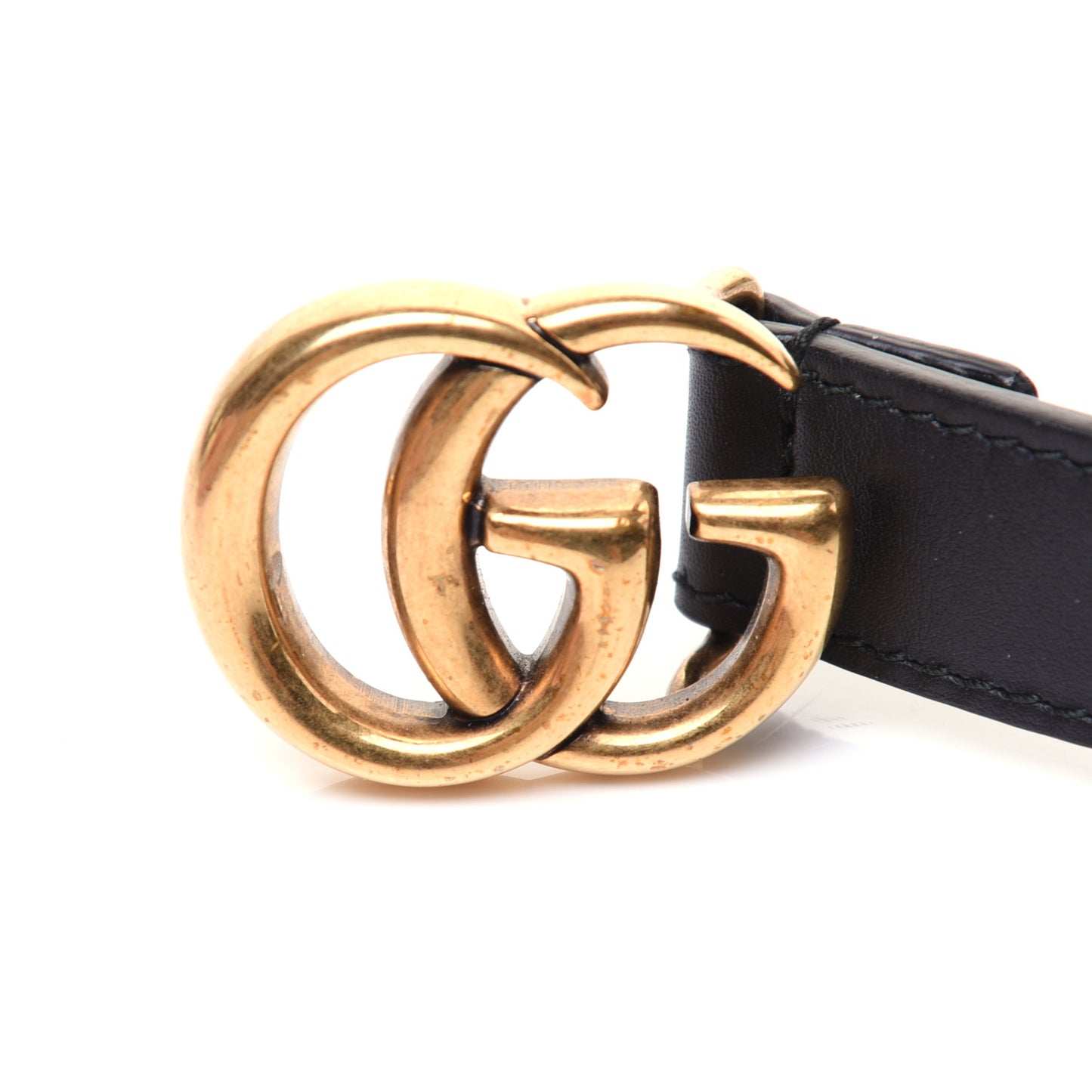 Calfskin Double G 20mm Belt 75 30 Black