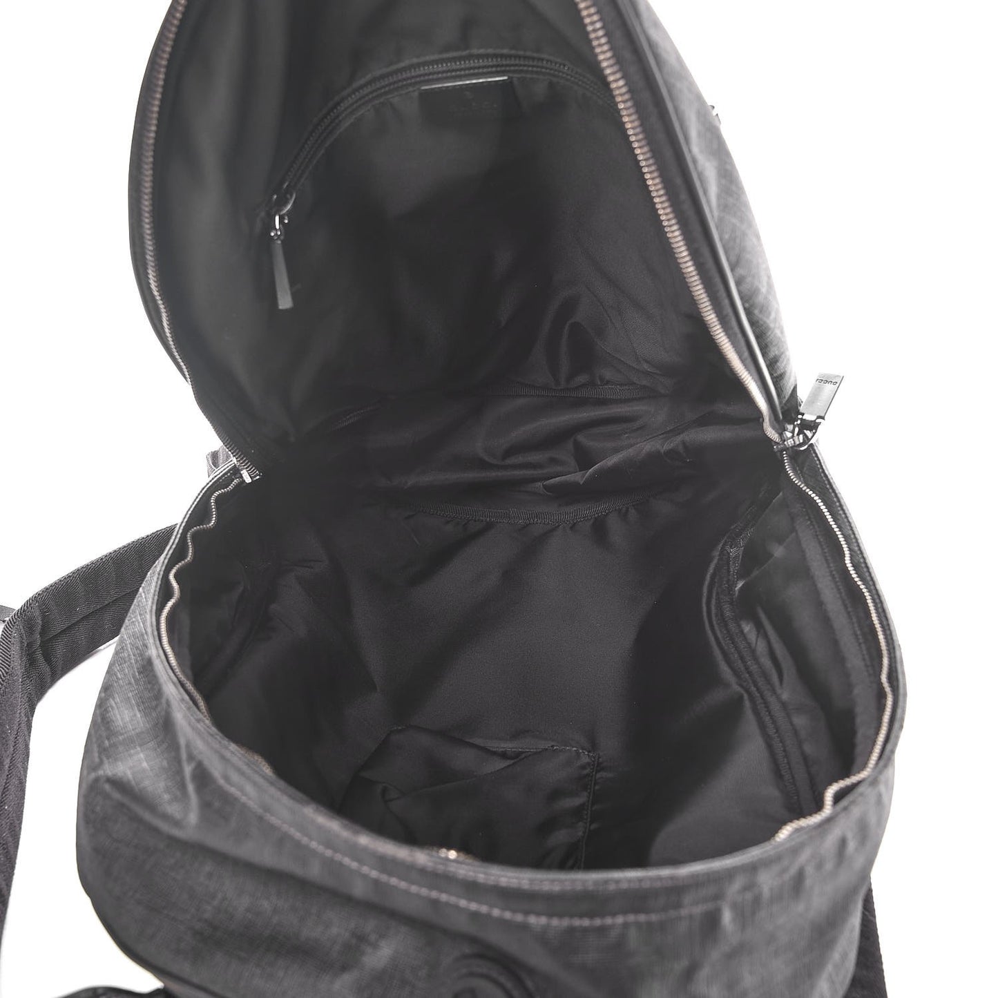 Coated Canvas Interlocking G Travel Backpack Black