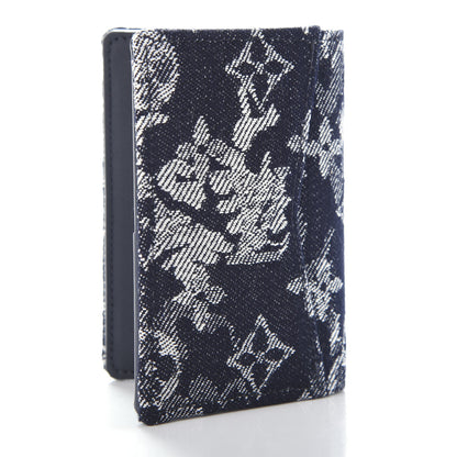 Louis Vuitton Monogram Tapestry Pocket Organizer Bleu 3 of 6