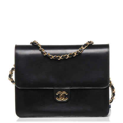 Chanel Calfskin Small Single Flap Black 1 of 9