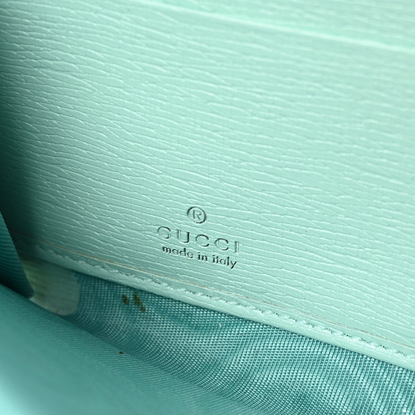 X PIKARAR Textured Dollar Calfskin Animal Print Zip Around Wallet Green