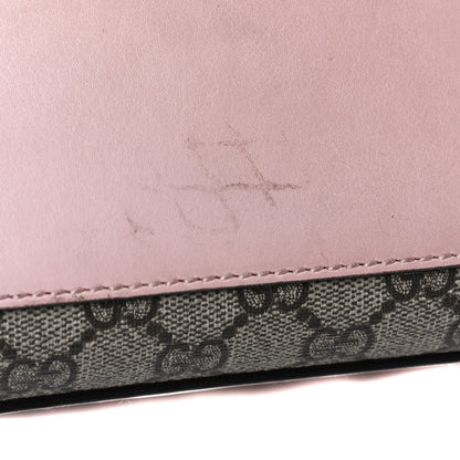 Gucci GG Supreme Monogram Calfskin Medium Padlock Shoulder Bag Beige Perfect Pink 15 of 19