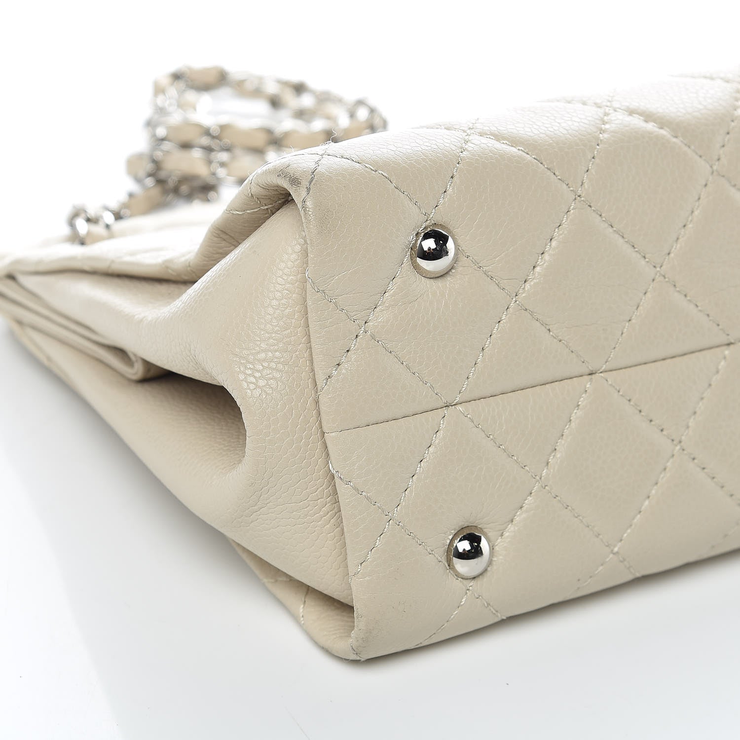 Chanel Caviar Quilted Timeless CC Shopping Tote Beige Clair 5 of 14