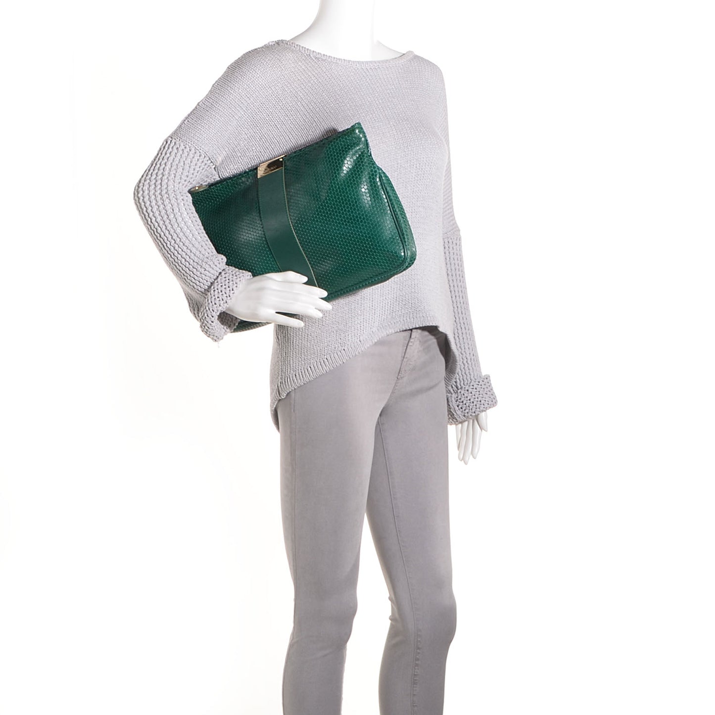 Leather Oversized Zulu Clutch