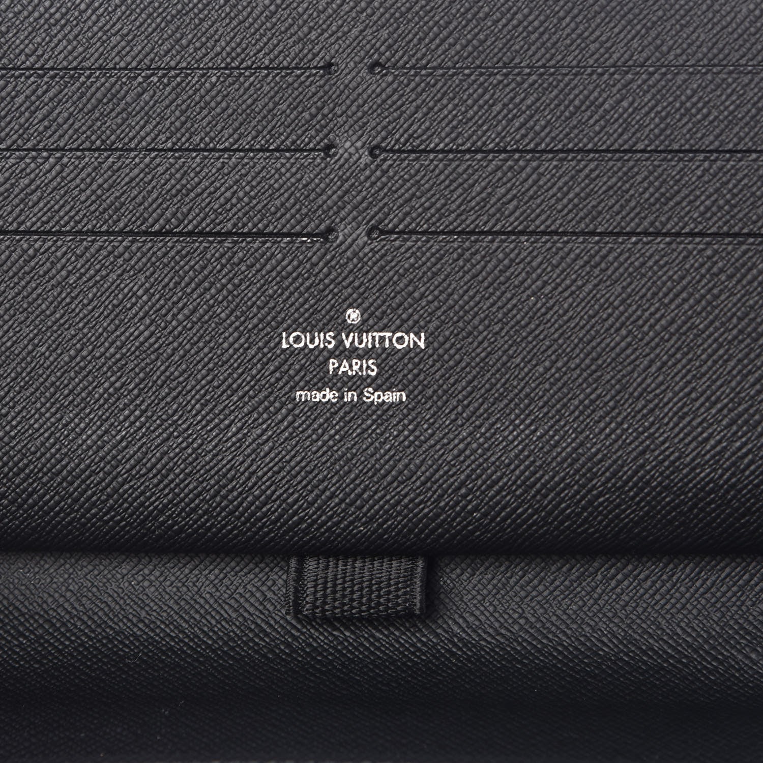 Louis Vuitton Epi Zippy Organizer Wallet Black 6 of 6