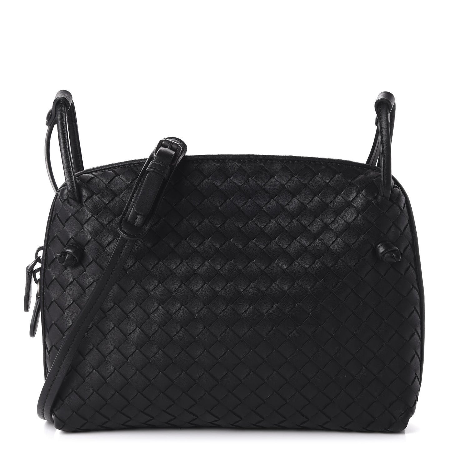 Nappa Intrecciato Nodini Bag Black