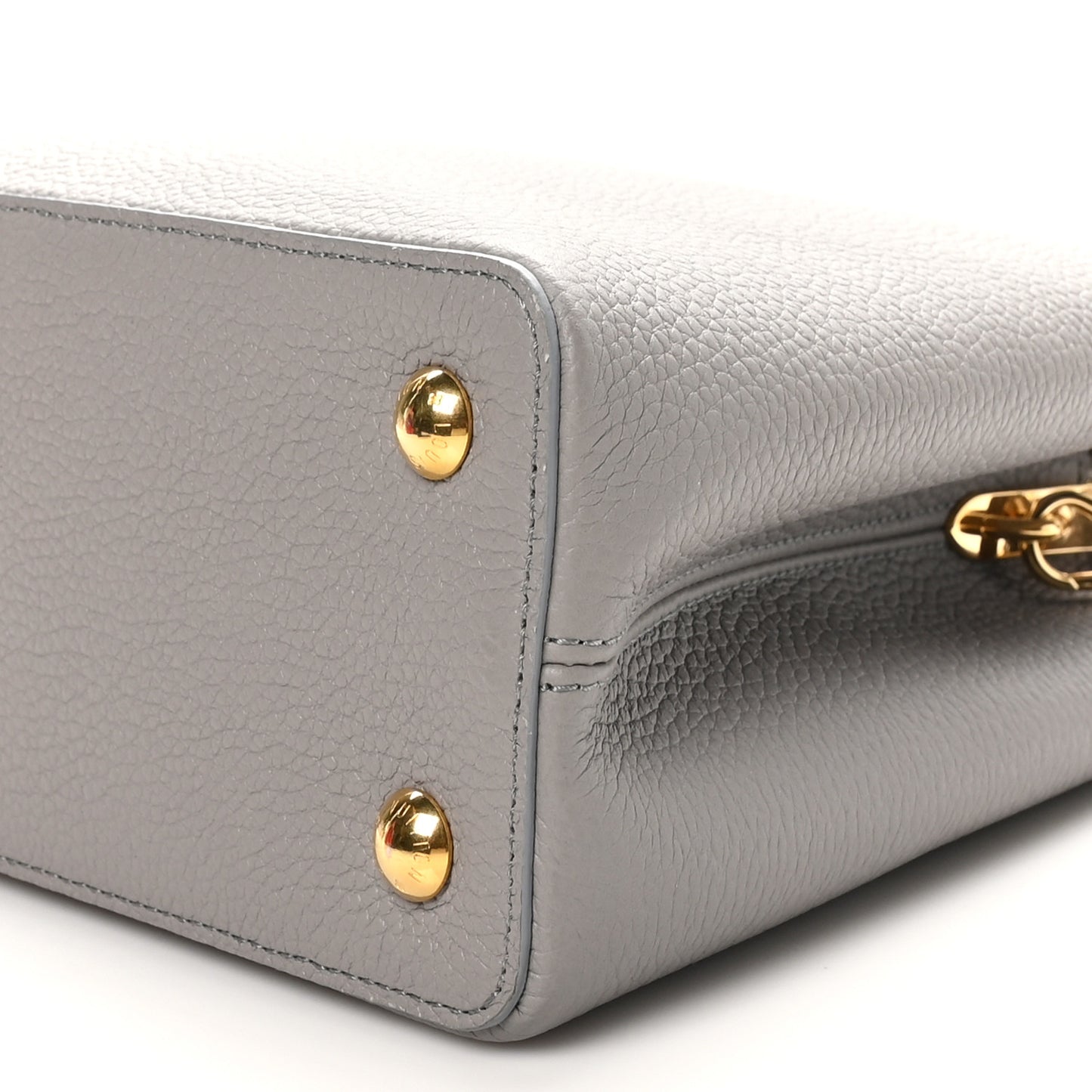 Taurillon Capucines MM Steeple Gray