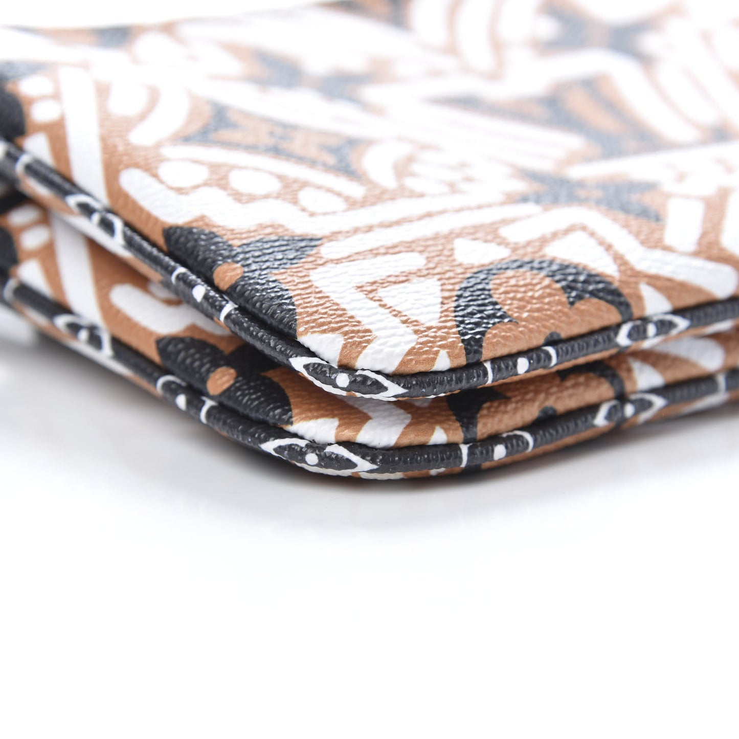 Monogram Giant Crafty Double Zip Pochette Creme Caramel