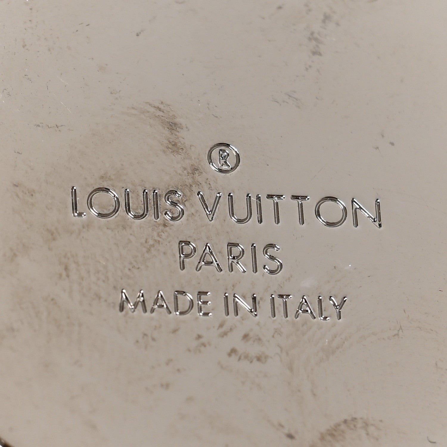 Louis Vuitton Calfskin Monogram Eclipse ID Pocket Key Chain Bag Charm and Key Holder 3 of 4