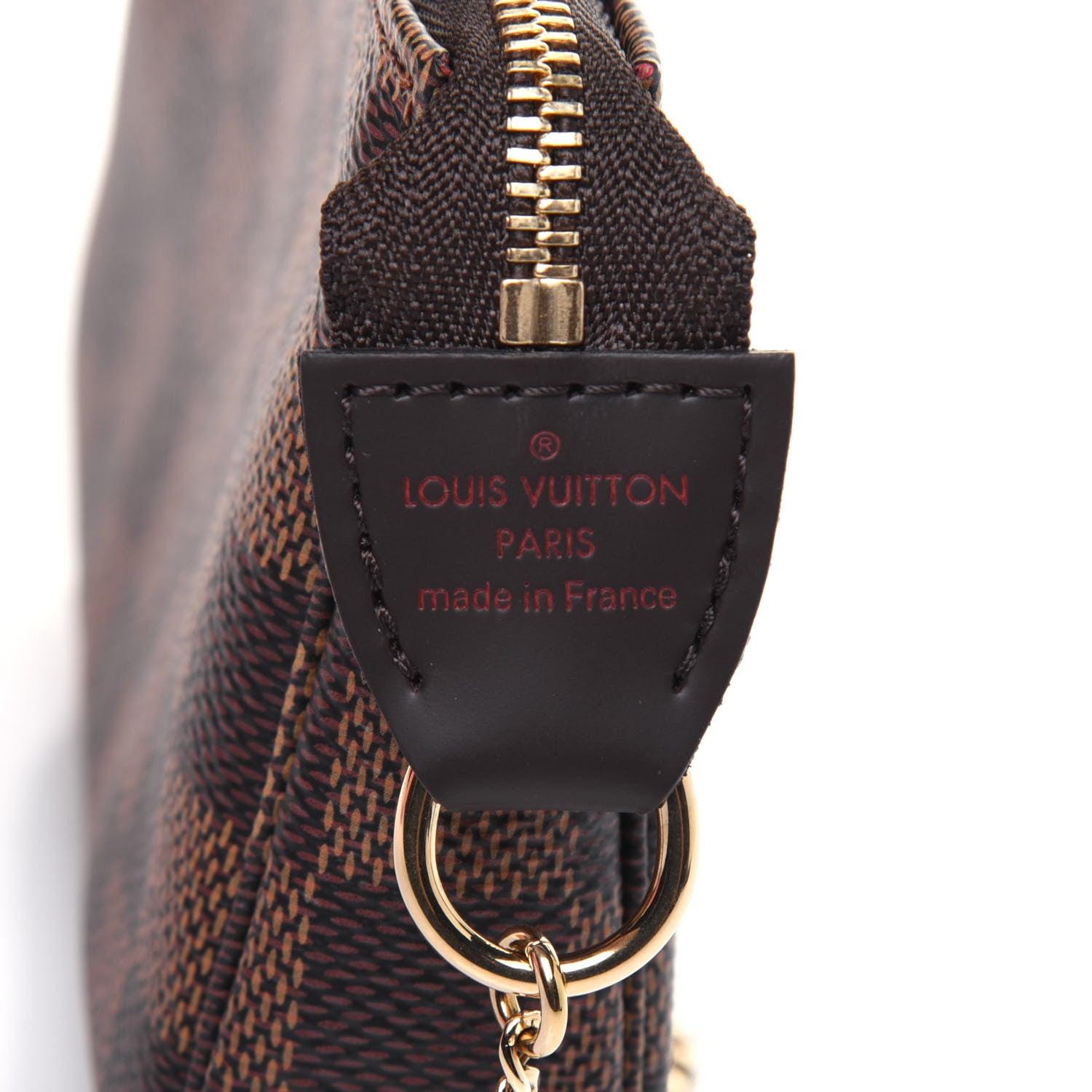 Louis Vuitton Damier Ebene Mini Pochette Accessories 6 of 10