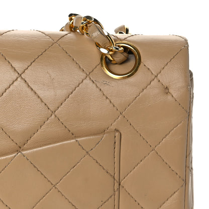 Chanel Lambskin Quilted Small Double Flap Beige 16 of 19