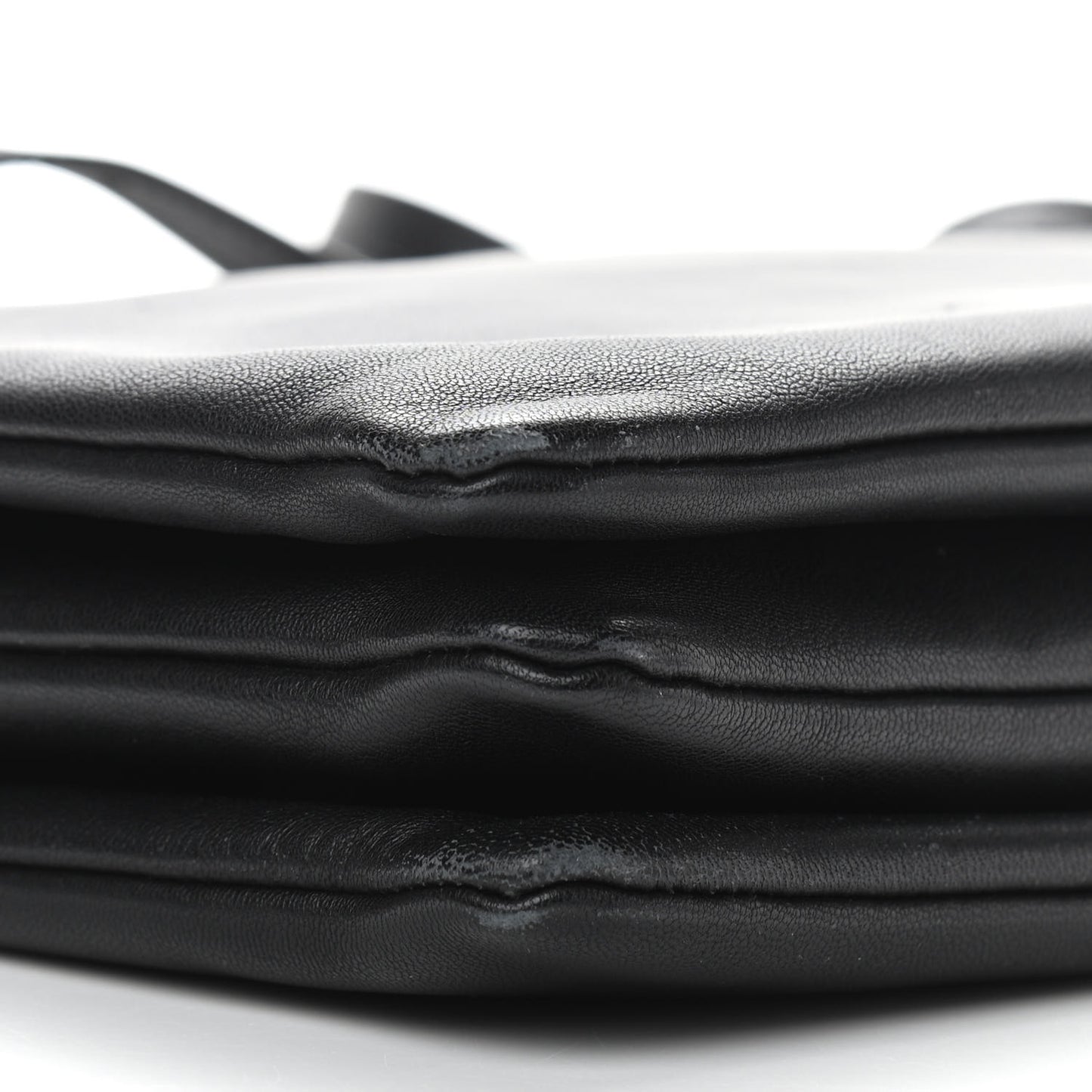 Lambskin Large Trio Crossbody Bag Black