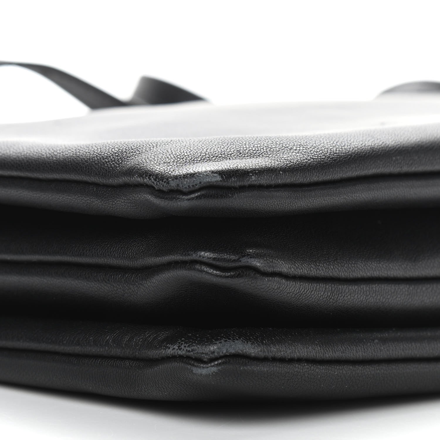 Celine Lambskin Large Trio Crossbody Bag Black 5 of 9