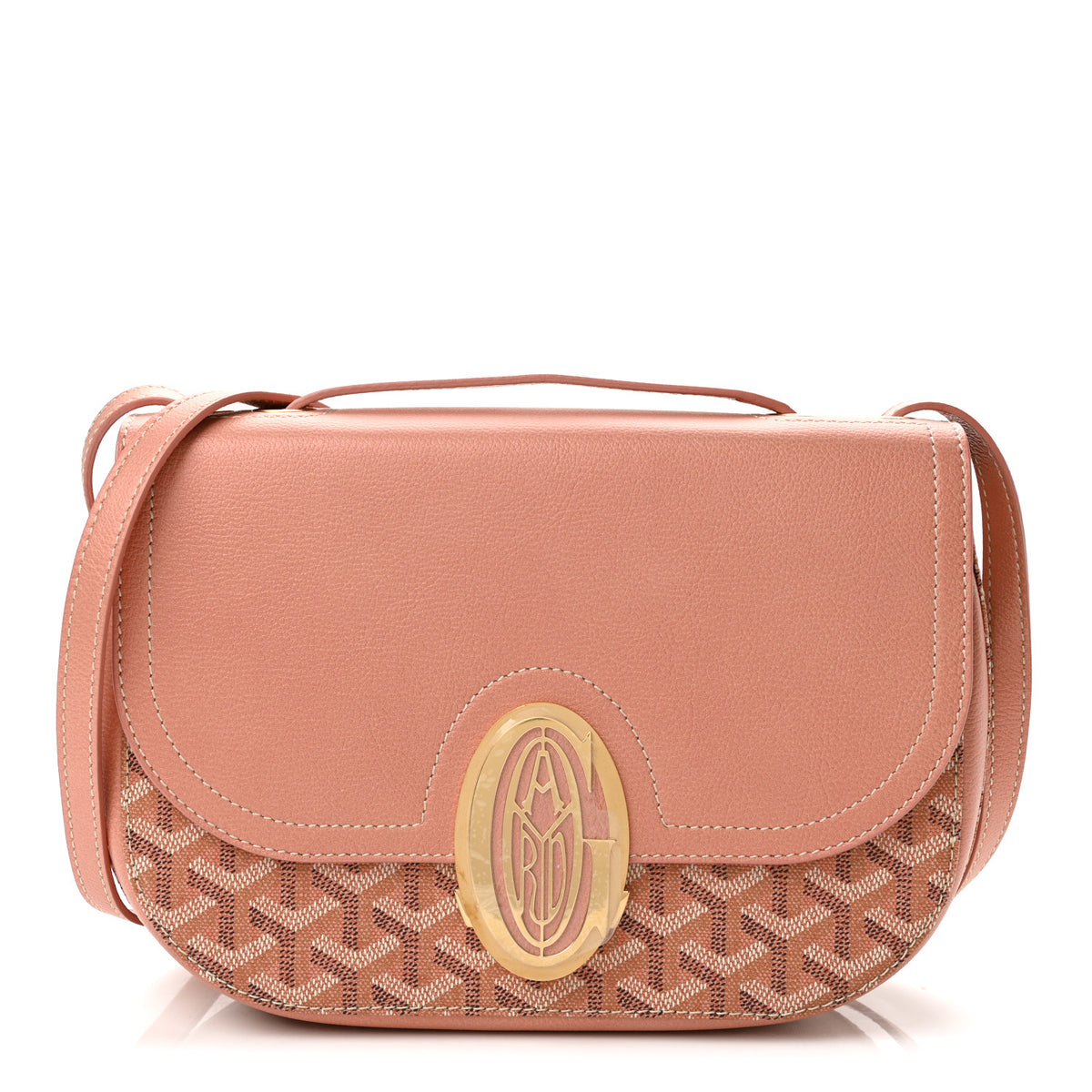 Goyard Iridescent Goyardine 233 PM Shoulder Bag Pearly Coral 1 of 11