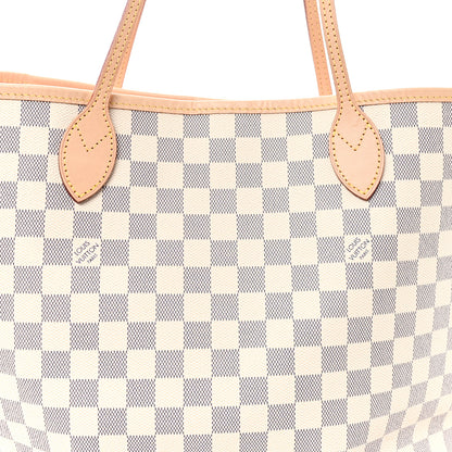 Louis Vuitton Damier Azur Neo Neverfull GM Rose Ballerine 10 of 12