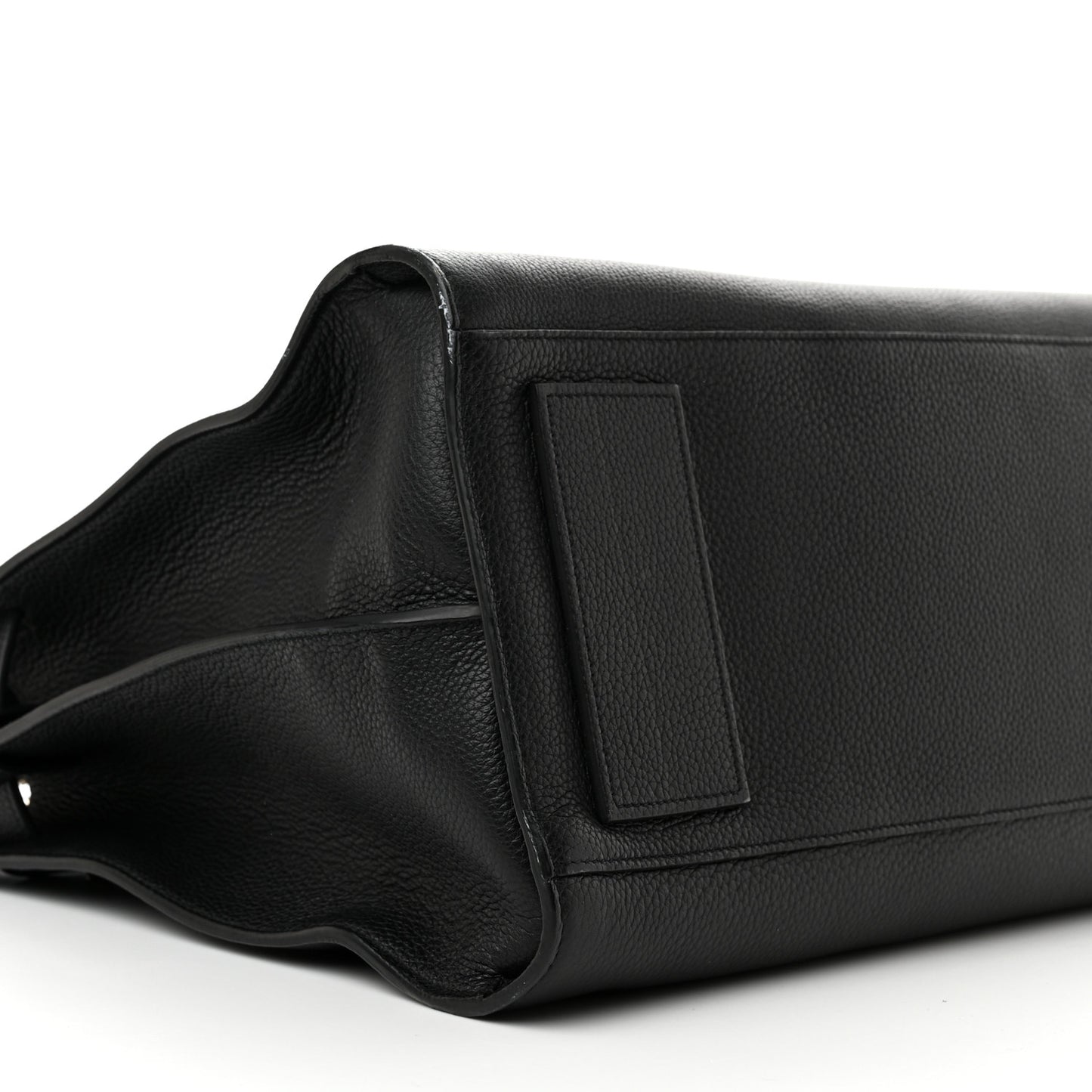 Grained Calfskin Medium Souple Sac De Jour Duffle Black