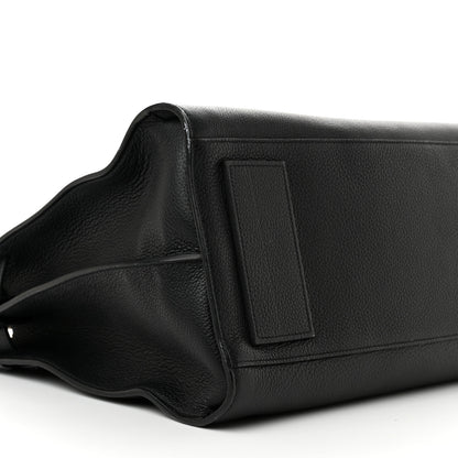 Saint Laurent Grained Calfskin Medium Souple Sac De Jour Duffle Black 9 of 14
