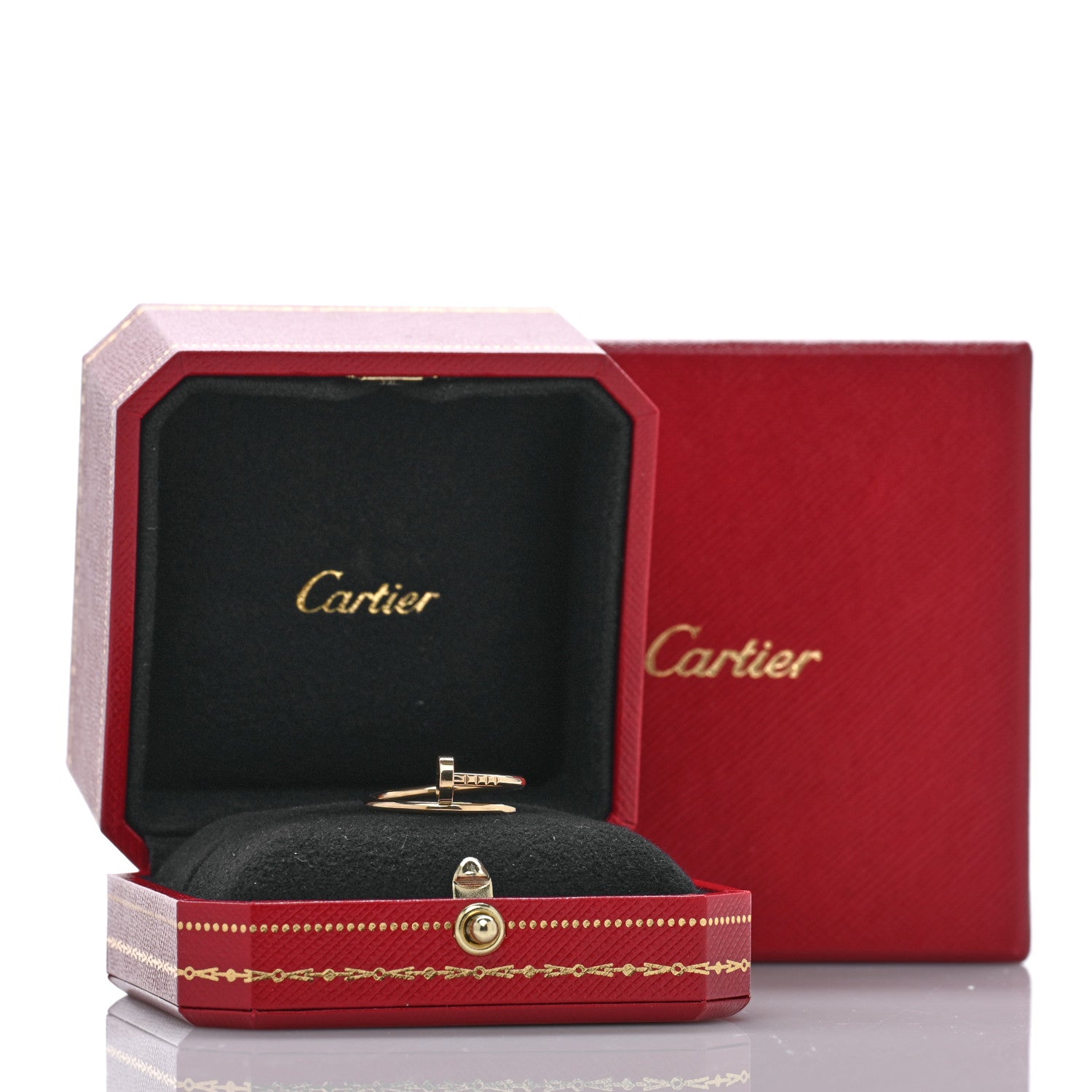 Cartier 18K Yellow Gold Small Juste Un Clou Ring 54 6.75 5 of 5